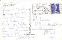 CPA Grasse souvenir