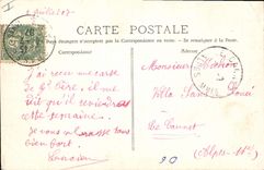 CPA Grasse Maquette Du Monument Du Grand Peintre Fragonard 13 avril 1907