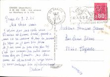 CPSM Grasse Vue Aerienne Sur Montfleury Et La Ville