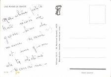 CPSM Grasse Une Pensee