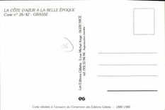 CPSM Grasse Station Du Cours Depart du tramway REPRODUCTION