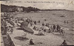CPA Juan Les Pins La Plage Du Casino