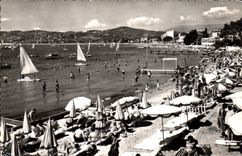 CPA Juan Les Pins La Plage