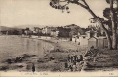 CPA Juan Les Pins La Plage