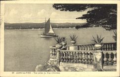 CPA Juan Les Pins Vue Prise Du Cap D'Antibes