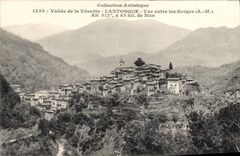 CPA Lantosque Vue Entre Les Gorges