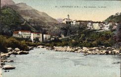 CPA Lantosque Vue Generale