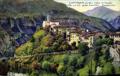 CPA Lantosque Vue Generale
