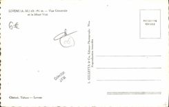 CPA Levens Vue Generale Et Le Mont Vial