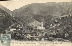 CPA Luceram Vue Generale Cime De Braus