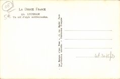 CPA Luceram Un Nid D'Aigle Mediterraneen