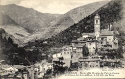 CPA Luceram Nouvelle Route De Peira Cava