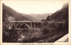 CPA Luceram Nouveau pont Du Verger
