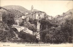CPA Luceram Route Excursion De Peira Cava