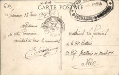 CPA Luceram Entree De La Ville Le Ravin Excursion