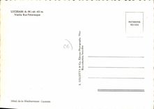 CPSM Luceram Vieille Rue Pittoresque