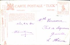 CPA Menton Vue Generale Prise De La Frontiere Italienne