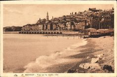 CPA Menton Vue Sur La Vieille Ville