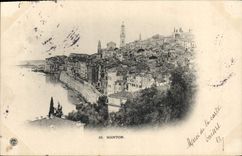 CPA Menton Vue générale
