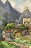 CPA Menton le Ravin Du Pont St Louis
