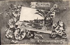 CPA Menton une pensée