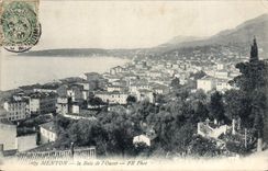 CPA Menton La Baie De I'Ouest
