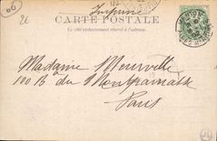 CPA Menton Entre Les Oliviers