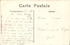 CPA Menton Douaniers Francais Et Italien La frontière Automobile