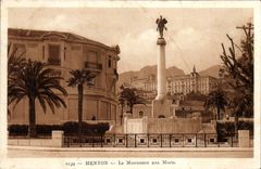CPA Menton Le Monument Aux Morts