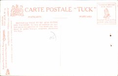 CPA Menton La Ville Et Le Quai Entre Les Palmiers