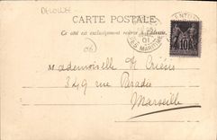 CPA Menton Vieille Rue