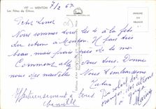 CPSM Menton Les Fetes Du Citron