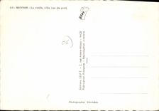 CPSM Menton La Vieille Ville Vue Du Port