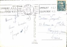 CPSM Menton La Vieille Ville Vue Du Port