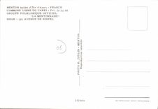 CPSM Menton Commune Libre Du Carei fêtes du citron