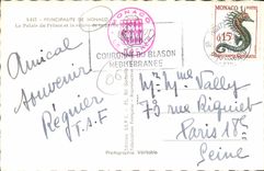 CPA Monaco Principaute Le Palais Du Prince Et la Relève de la garde