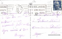 CPA souvenir de Nice