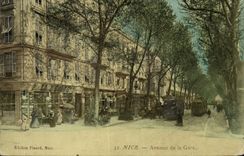 CPA Nice Avenue De La Gare