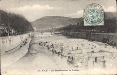 CPA Nice Les Blanchisseuses Du Paillion