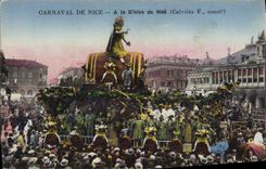 CPA Nice Carnaval La Gloire De Noë