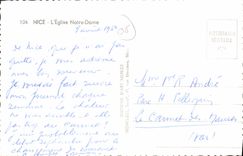 CPA Nice L'Eglise Notre Dame