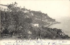 CPA Nice Le Mont Boron Et Le Château