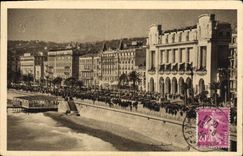 CPA Nice Palais De La Mediterranee Et Promenade