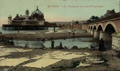 CPA Nice Le Paillon Et La Jetee Promenade