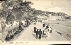 CPA Nice Quai Du Midi
