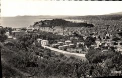 CPA Nice Vue De La Moyenne Corniche