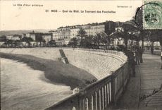 CPA Nice Quai Du Midi Le Tournant des ponchettes
