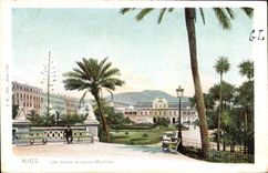 CPA Nice Les Jardins Et Casino Municipal