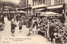 CPA Nice Le Marché Aux Fleurs
