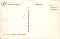 CPA Nice Le Quai Des Etats Unis
